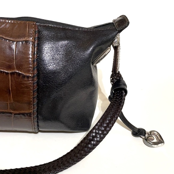 Brighton Two-tone Leather Shoulder Bag - Picture 8 of 12